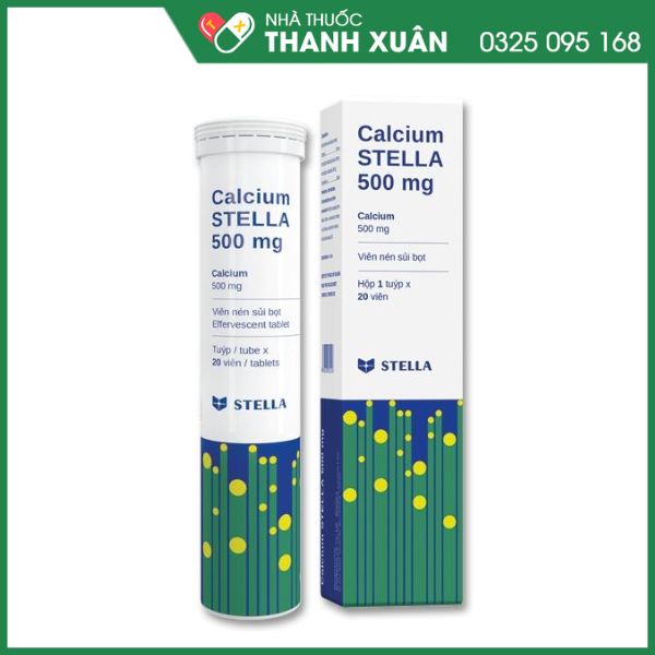 Calcium Stella 500mg bổ sung calci